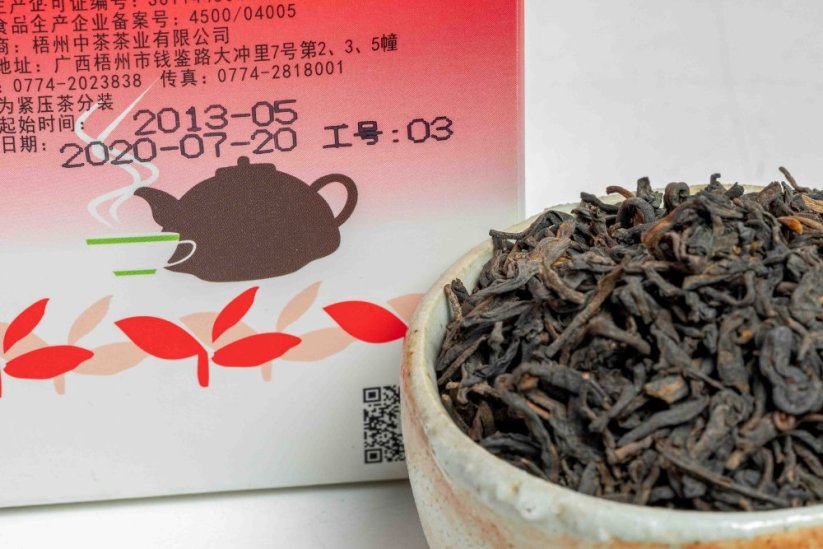 Wuzhou Lao Ba Zhong Red Box 2013/2020 - 100g