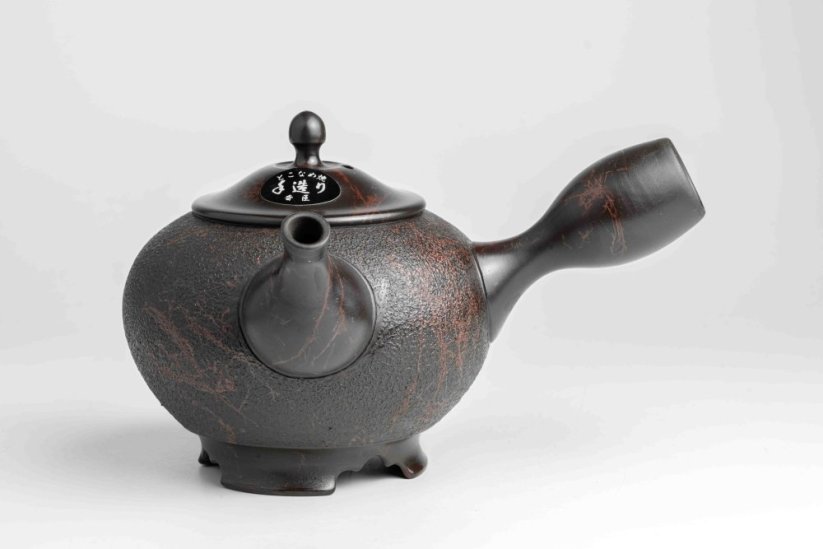 Koshin Marble Seaweed Kyusu - 230ml