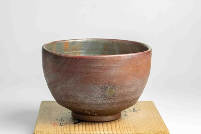Karaoke Hotoku Vintage Bizen Chawan