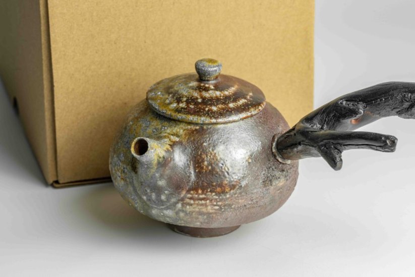 Jonathan Steel Anagama Wood Handle Kyusu no.1 - 160ml