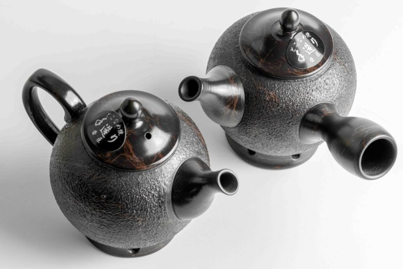 Koshin Marble Seaweed Teapot - 130ml