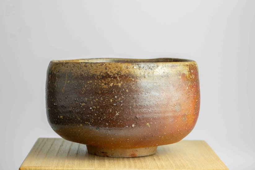Matsuda Kazan IV Vintage Bizen-yaki Chawan