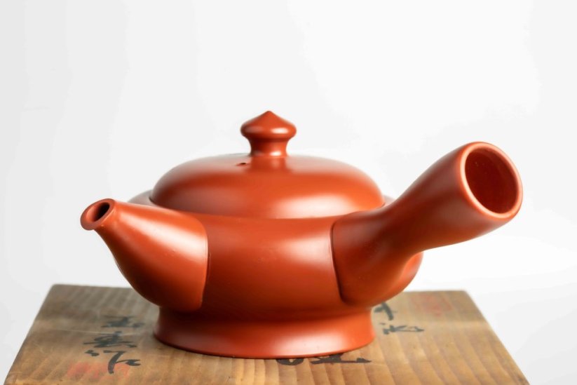 Vintage Gyokuharu Peony Kyusu - 170ml