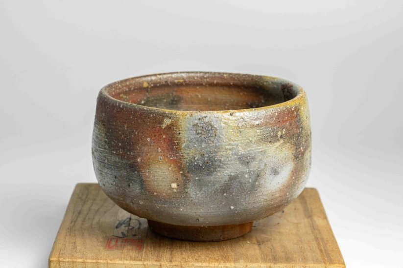 Vintage Tozan Mori Bizen-yaki Chawan