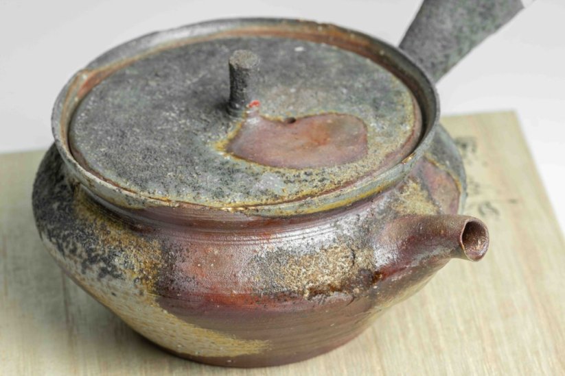 Masaaki Kobashi Bizen Yohen Gold Decorated Kyusu - 180ml