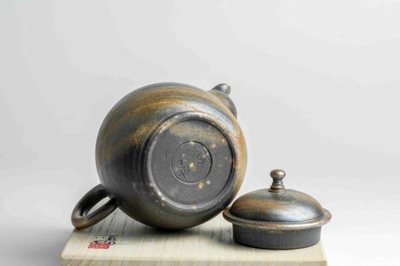 Masaaki Kobashi Ao-Bizen Migaki Hidasuki Teapot - 170ml