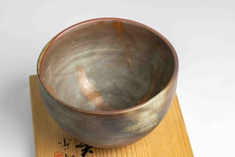 Karaoke Hotoku Vintage Bizen Chawan