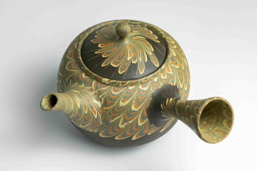 Sawada Hozan Vintage Nerikomi Kyusu - 290ml