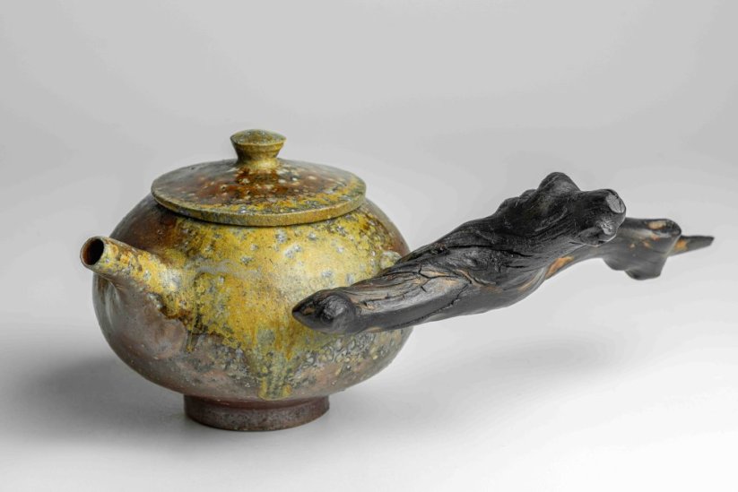 Jonathan Steel Anagama Wood Handle Kyusu no.2 - 160ml