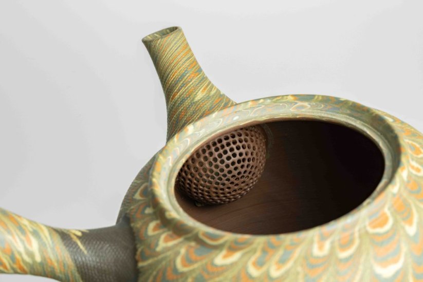 Sawada Hozan Vintage Nerikomi Kyusu - 290ml