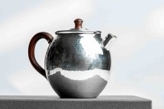Pure Silver Hammered Tea Pot - 110ml
