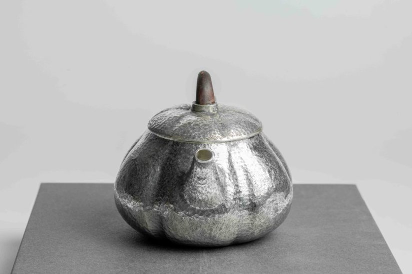 Pure Silver Hammered Tea Pot - 130ml