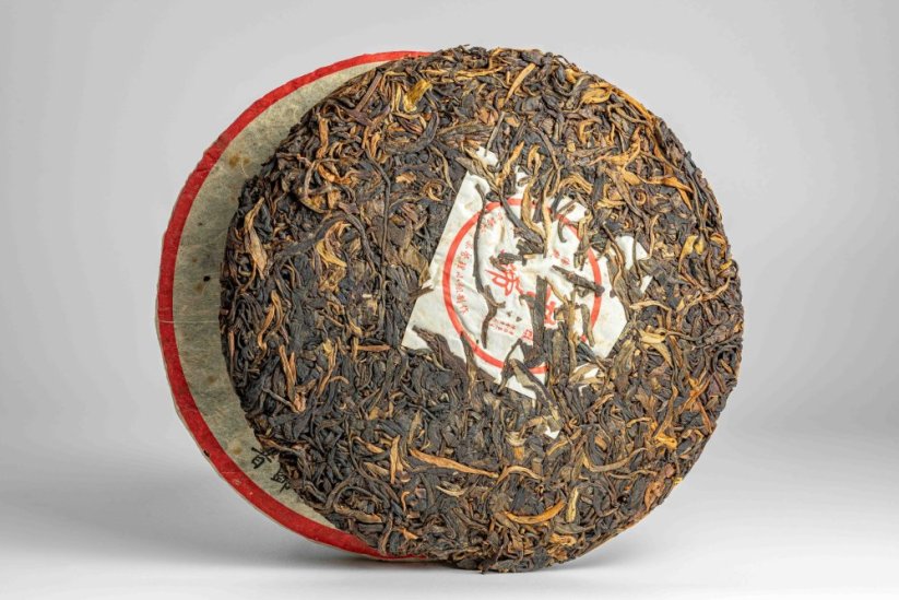 Xigui Manglu Mountain Gushu Tree Cake 2009 - 400g - Váha: 50g